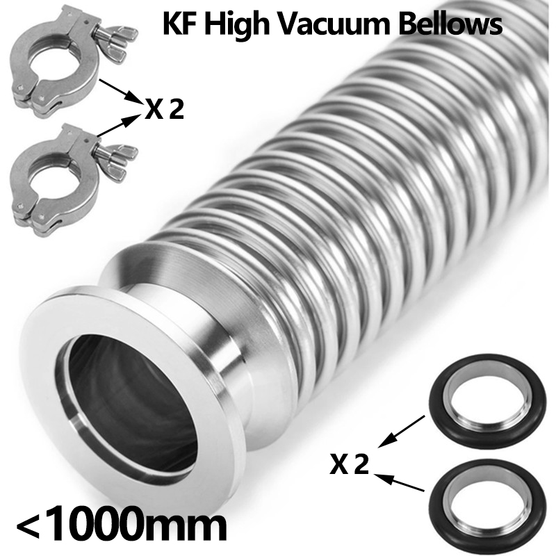 Hose Clamp Assorted - KF High Vacuum Bellows KF16-KF50 100mm-1000mm