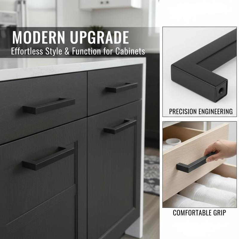 Slim Square Drawer Hardware 3. - Home Improvement Kitchen Set ulasan dan harga