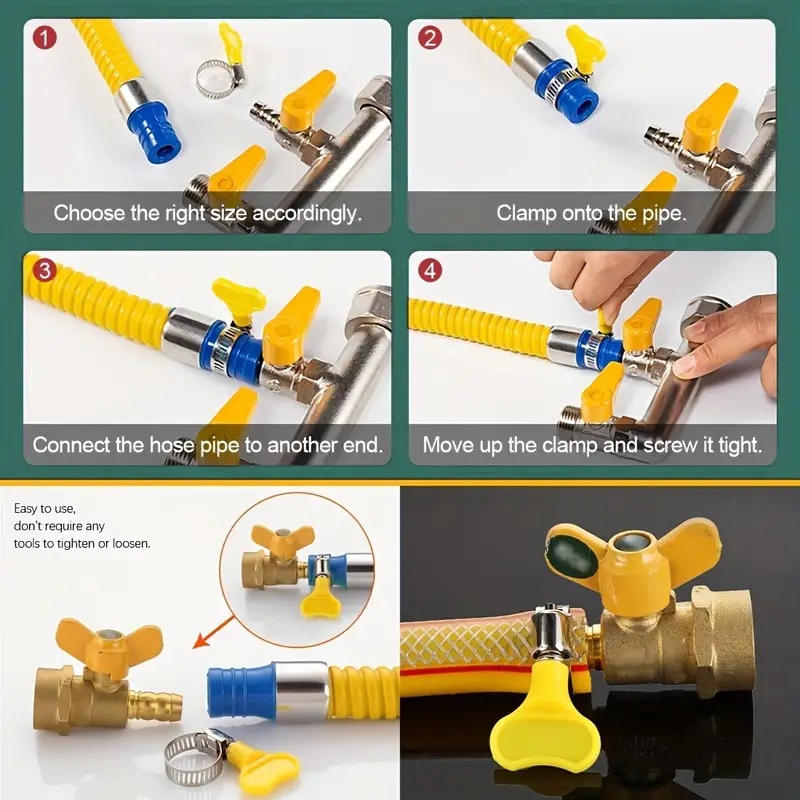 40PCS Thumb Screw Hose Clamp K - Hose Clamp Assorted ulasan dan harga