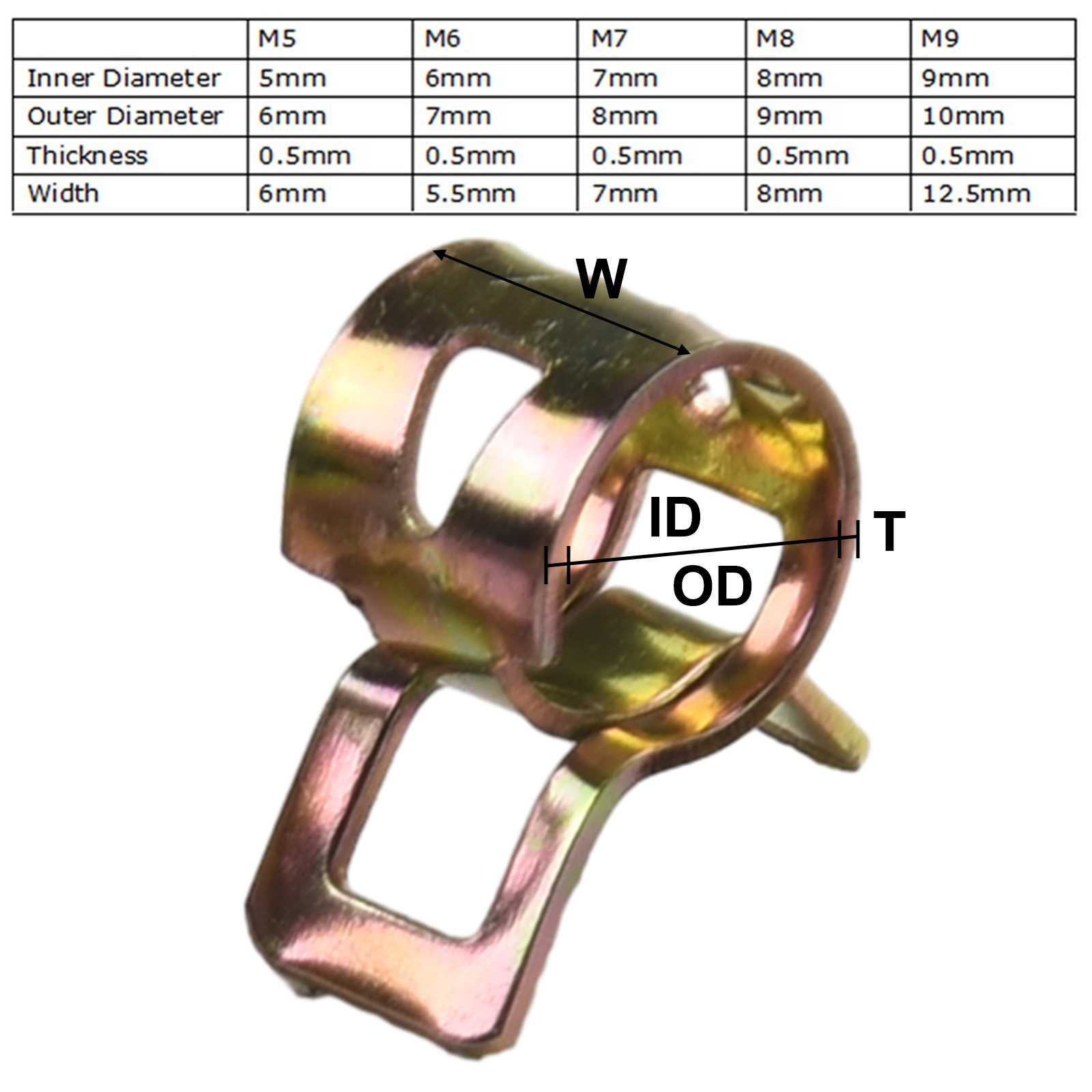 Air Tube Clamps Assortment Cli - Hose Clamp Assorted ulasan dan harga