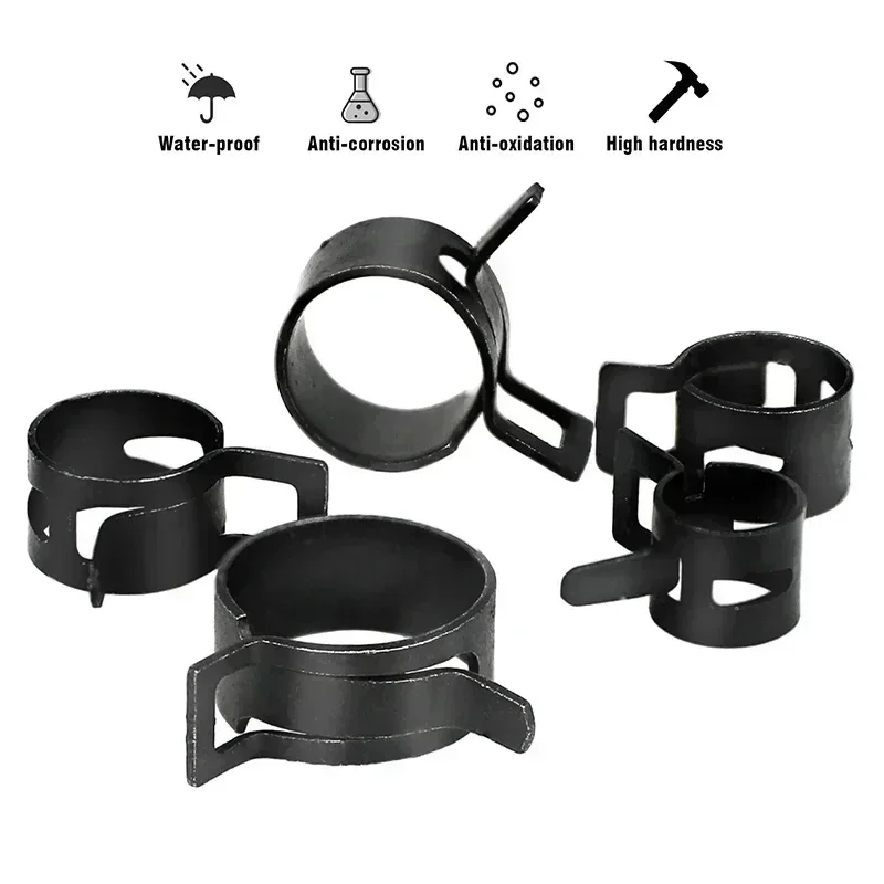 140pcs 6-22mm Black Q673B Vacu - Hose Clamp Assorted ulasan dan harga